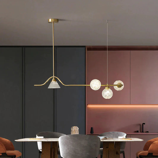 Nordic Restaurant Chandelier Simple Modern Atmosphere Bar Post - Modern Warm Luxury Online