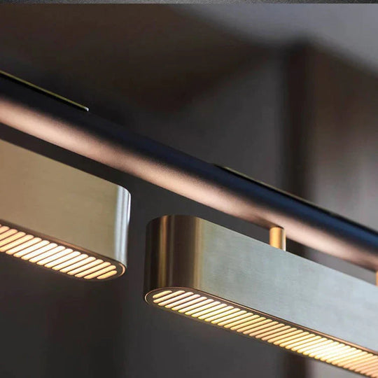 Modern Luxury Restaurant Chandelier Creative Hotel Bar Cafe Fashion Model Study Copper Lamp Pendant