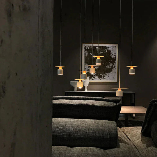 Chandelier Restaurant Lamp Nordic Simple Modern Metal Creative Bar Bedroom Bedside Small Pendant