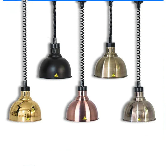 Restaurant Food Insulation Lamp Heating Commercial Chandelier Single - Head Barbecue Pendant