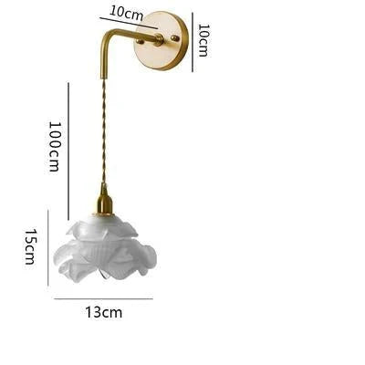 Brass Country B & Hotel Corridor Living Room Dining Minimalist Mini Flower Chandelier Long Wall
