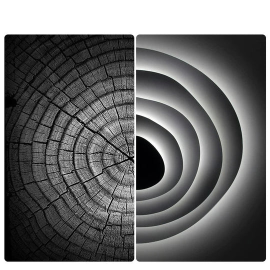 Nordic Living Room Lamp Modern Simple Design Sense Creative Geometry Master Bedroom Ripple Ceiling