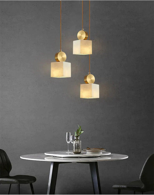 Restaurant Chandeliers Modern Minimalist Bedroom Bedside Light Luxury Lamps Pendant