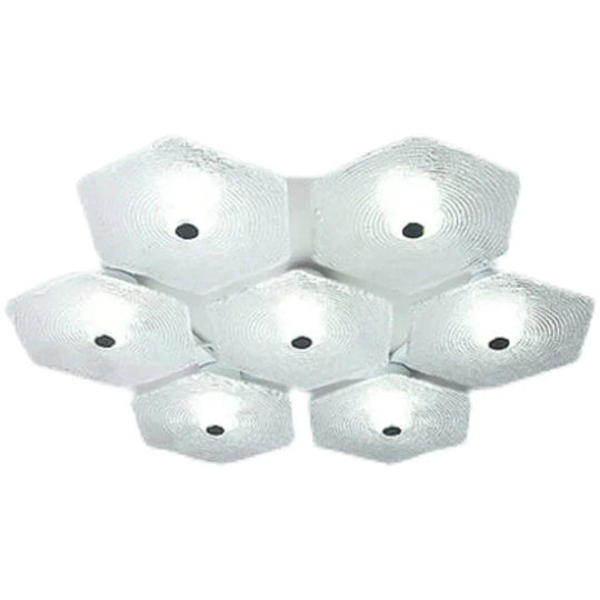 Nordic Living Room Ceiling Lamp Modern Simple Study Bedroom Creative Porch Aisle Glass Household