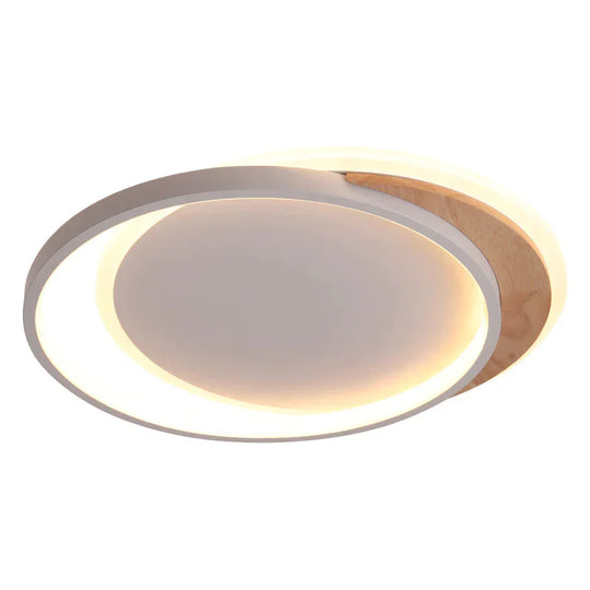Ceiling Lamp Bedroom Creative Circular Modern Simple Study Nordic Home Warm Romantic Room
