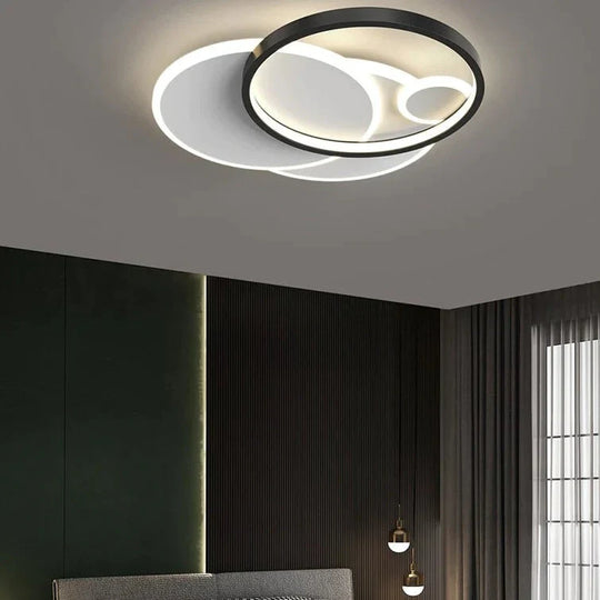 Led Chandelier Living Room Creative Ceiling Bedroom Simple