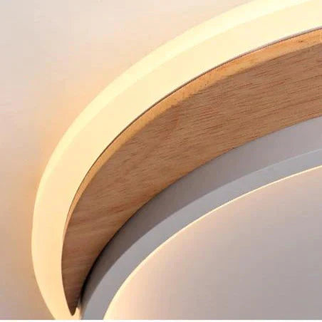 Ceiling Lamp Bedroom Creative Circular Modern Simple Study Nordic Home Warm Romantic Room