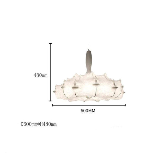 Silk Chandelier Simple Nordic Restaurant Creative Cocoon Lantern Decorative Lamp Pendant