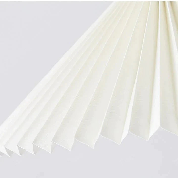Nordic Pleated Bedside Chandelier Solid Wood Household Bedroom Dining Room B&B Minimalist Creative