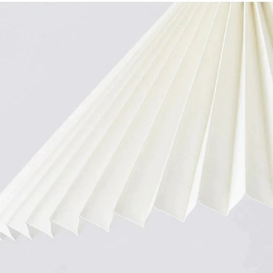 Nordic Pleated Bedside Chandelier Solid Wood Household Bedroom Dining Room B&B Minimalist Creative
