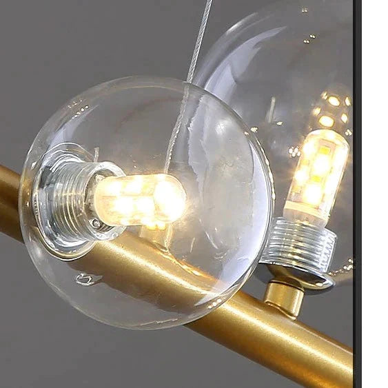 Modern Minimalist Light Luxury Strip Restaurant Bar Lamps Pendant