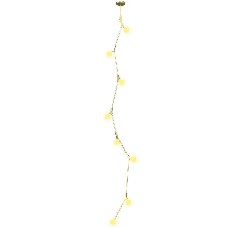 Stair Long Chandelier Modern Simple Personalized Creative Lamp Pendant