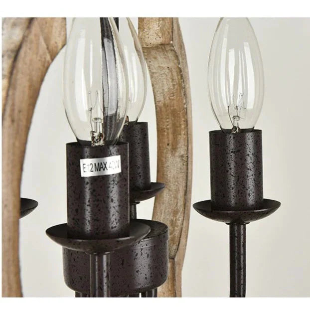 Retro Four Head Industrial Hotel Iron Chandelier Living Room Bar Restaurant Lamp Wholesale Pendant
