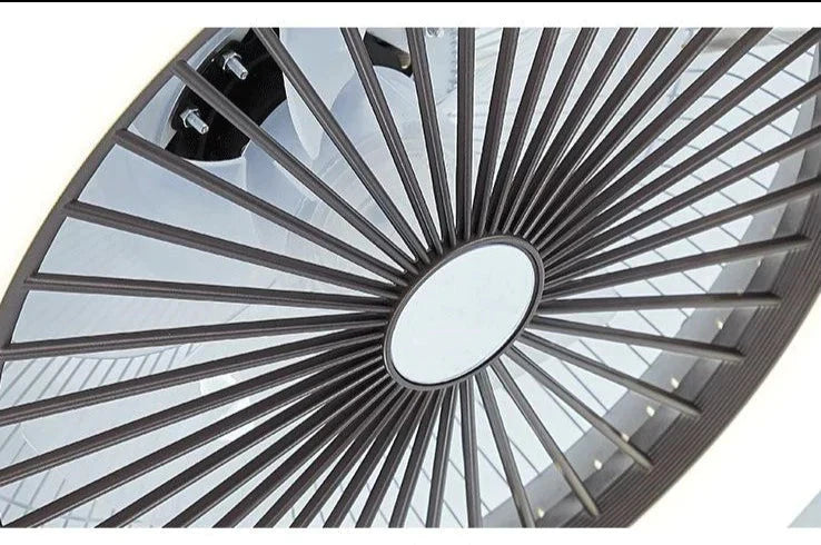 Bedroom Ceiling Light Macaron Invisible Fan Lamp Led