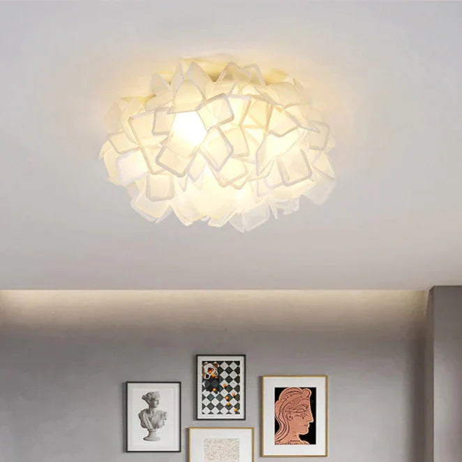 Simple Modern Ceiling Lamp With Living Room Warm And Romantic Flower Shaped
