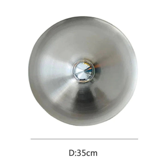 Ceiling Lamp Ufo Decorative Wall Corridor Studio Bedroom Silver / Warm Light