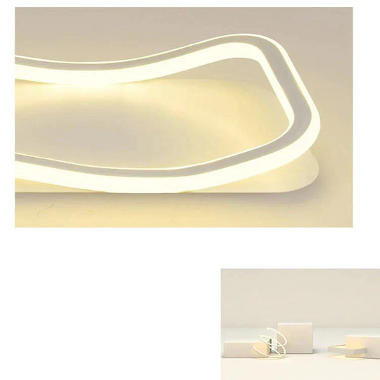 Corridor Lights Long Cloakroom Modern Simple Balcony Entrance Hall Wave Ceiling
