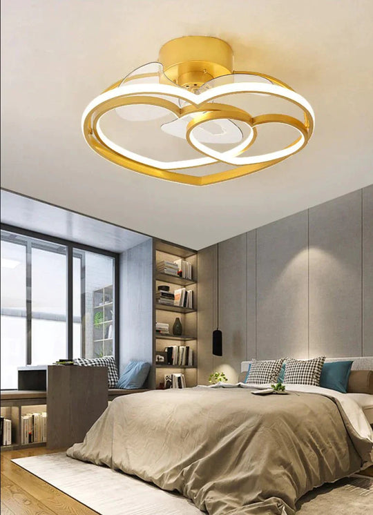Creative Ceiling Fan Lamp Led