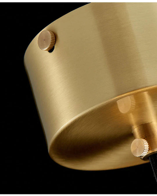 Simple Restaurant Chandelier Copper Pendant