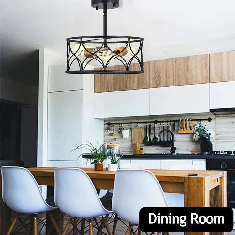 Vintage Industrial Wind Suction Top Lamp American Farmhouse Restaurant Bedroom Balcony Lamps Ceiling