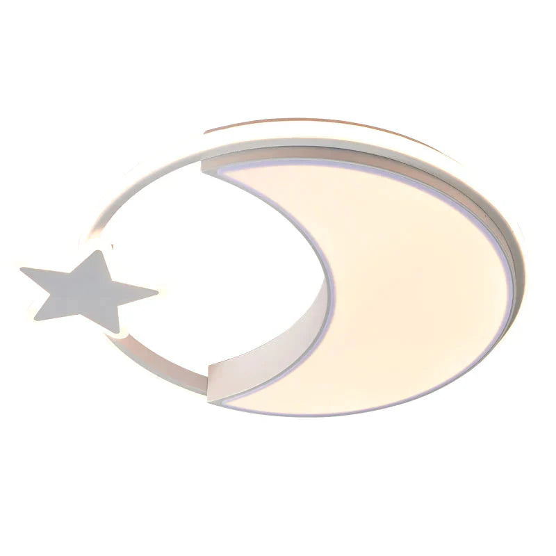 Children’s Room Lamp Bedroom Simple Modern Ceiling Nordic Cartoon Creative Star Moon