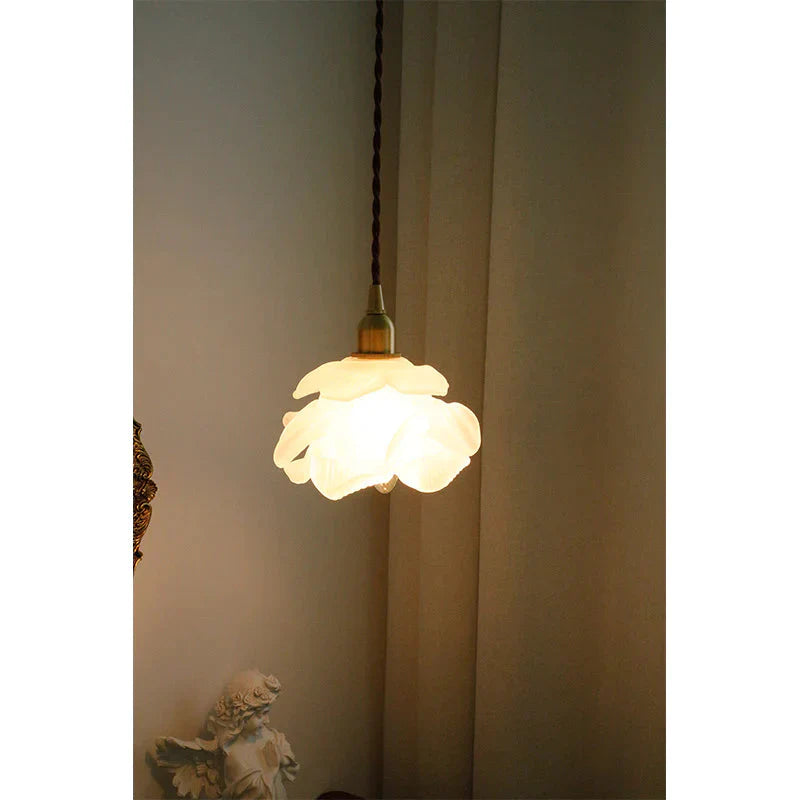 Brass Country B & Hotel Corridor Living Room Dining Minimalist Mini Flower Chandelier Pendant