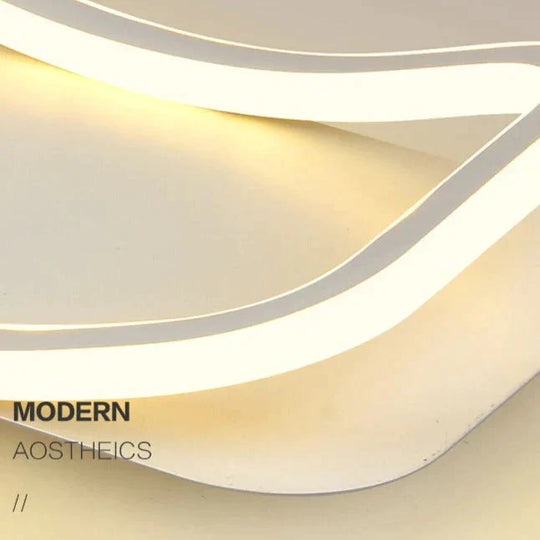 Corridor Lights Long Cloakroom Modern Simple Balcony Entrance Hall Wave Ceiling