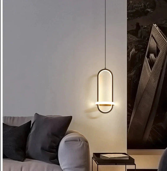 Bedside Chandelier Modern Simple Long - Line Atmosphere Lamp Pendant