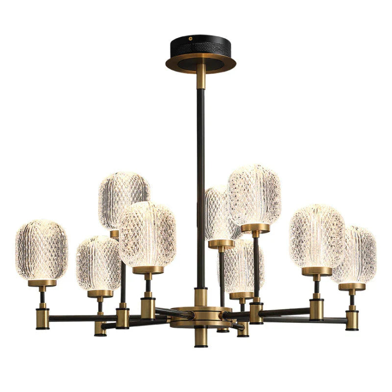 Copper Light Luxury Living Room Chandeliers Home Dining Lamps Pendant