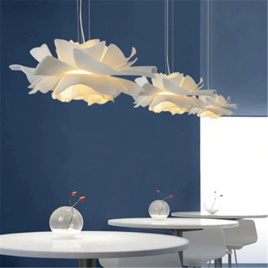 Nordic Net Red Ins Girl Bedroom Chandelier Flower And Fruit Creative Restaurant Lamp Modern Simple