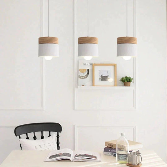 Simple Dining Room Living Chandelier Tea Shop Table Lamp Bedroom Macaroon Creative Pendant