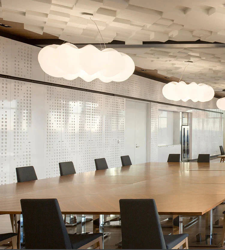 Creative Cloud Chandelier Nordic Simple Modern White Lamp Pendant