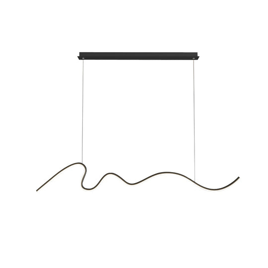 Dining Room Lamp Chandelier Light Luxury Lamps Modern Minimalist Dining Table Bar Nordic Strip