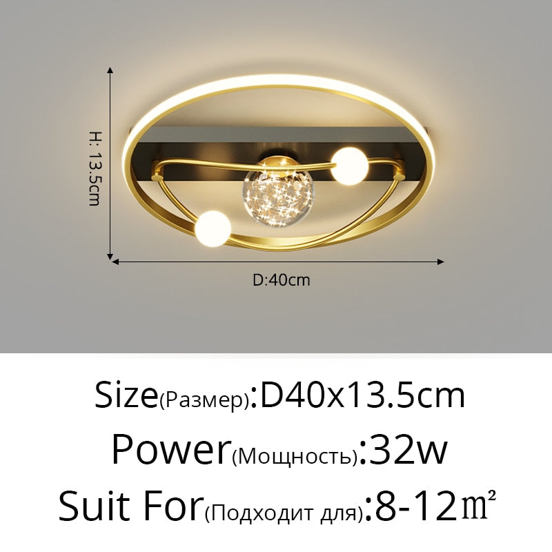 Gypsophila Bedroom Chandeliers Nordic Modern Minimalist Atmosphere Luxury Study Living Room Light