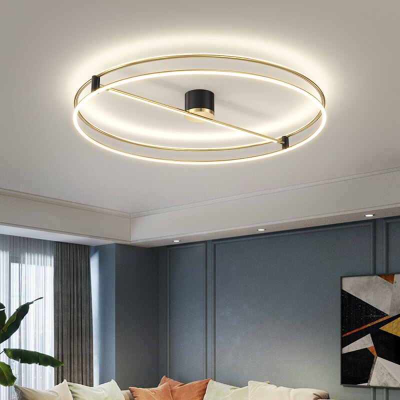 Recessed Led Ceiling Lights Simple Modern Bedroom Lamp Nordic Light Luxury Living Room Creative