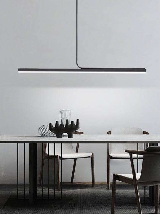 Modern Minimalist Long Bar Creative Pendant Light For Dining Room Kitchen