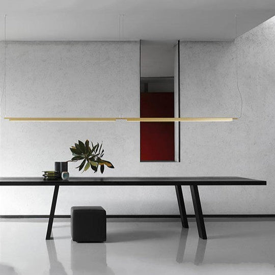 Compendium Linear Pendant Lamp For Restaurant Bar Art Led Creative Postmodern Pendant Lights