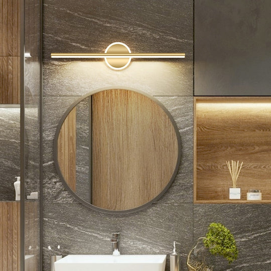 Nordic Led Light Luxury Bathroom Tressing Table Makeup Mirror Wall Lamps Lamp