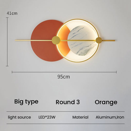Modern Living Room Led Wall Lamp Nordic Sconce Lights Home Indoor Decoration Macaron Lighting R3