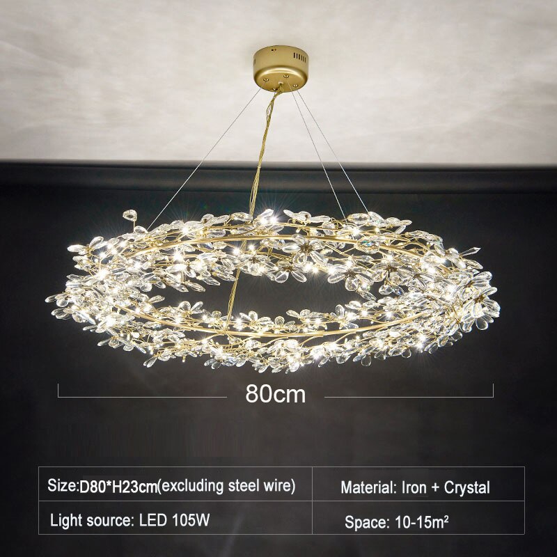 High Quality Sparkling Firefly Crystal Pendant Chandeliers - Illuminating Your Living Dining And