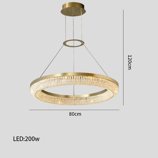 Hanna - Luxury Crystal Chandelier For Living Room Dining Pendant Light