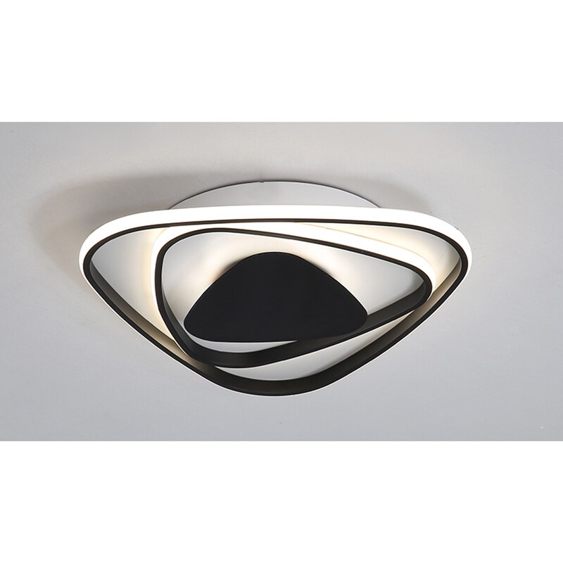 Nordic Ultra Thin Led Ceiling Light With Remote Black White For For Living Room Bedroom Light