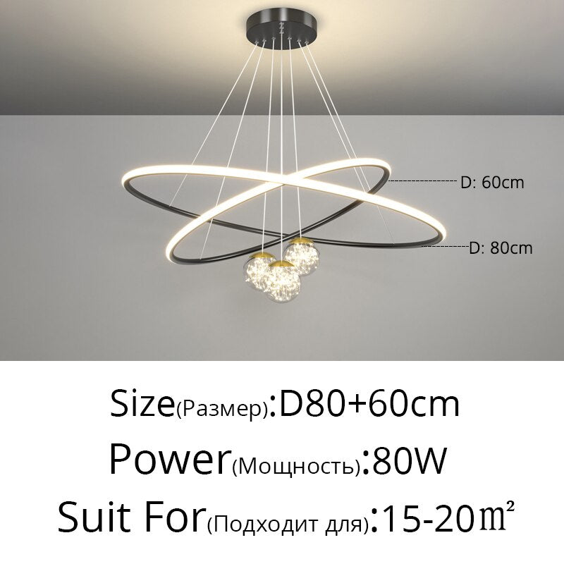 Restaurant Pendant Lights Modern Minimalist Creative Star Chandelier Nordic Light Luxury Designer