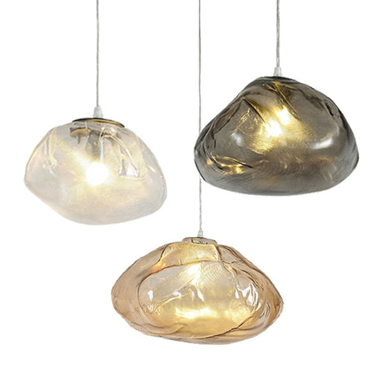 Cloud Glass Dimmable Led Lights Modern Ceiling Chandeliers New Lustres Stair Pendant Lamps Home