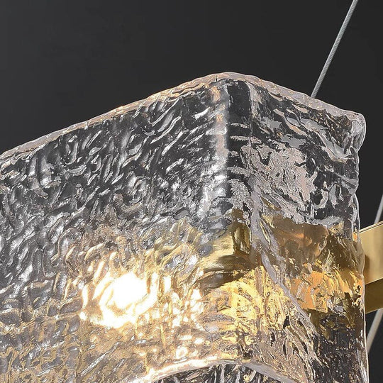 New Creative Crystal Chandelier Modern Luxury Living Room Restaurant Pendant Light Irregular Luster