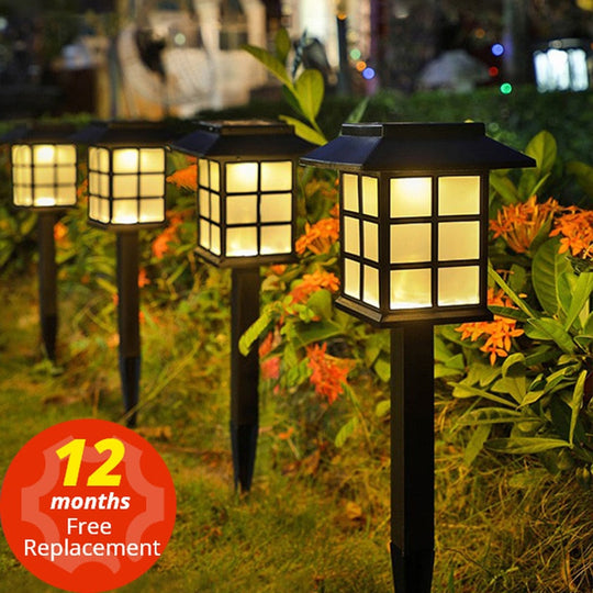 Solar Light Led Outdoor Patio Driveway Waterproof Christmas Garden Decor Lawn Lights Pathway Energy