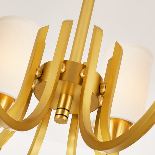 Refined Copper Elegance: Classic American Country - Style Chandelier For Living Spaces Chandelier