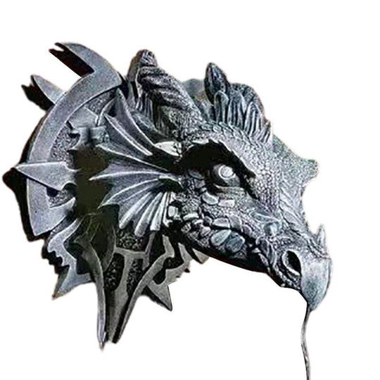 Led Dinosaur Hanging Lamp Lantern Industrial Style Resin Dragon Head Crafts Pendent Halloween