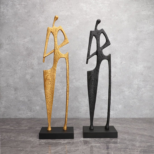 Creative Cast Iron Hay Cutter Statue: Unique Office And Living Room Decor Accessory Items