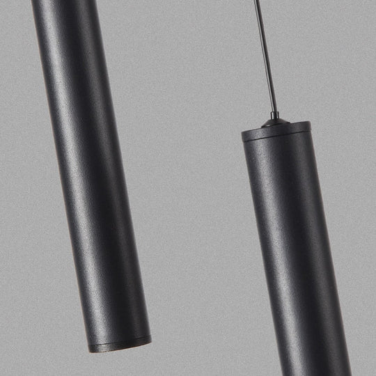 Cylindrical Long Pendant Lamp Nordic Modern Living Room Designer Loft Simple Kitchen Bedroom Bar